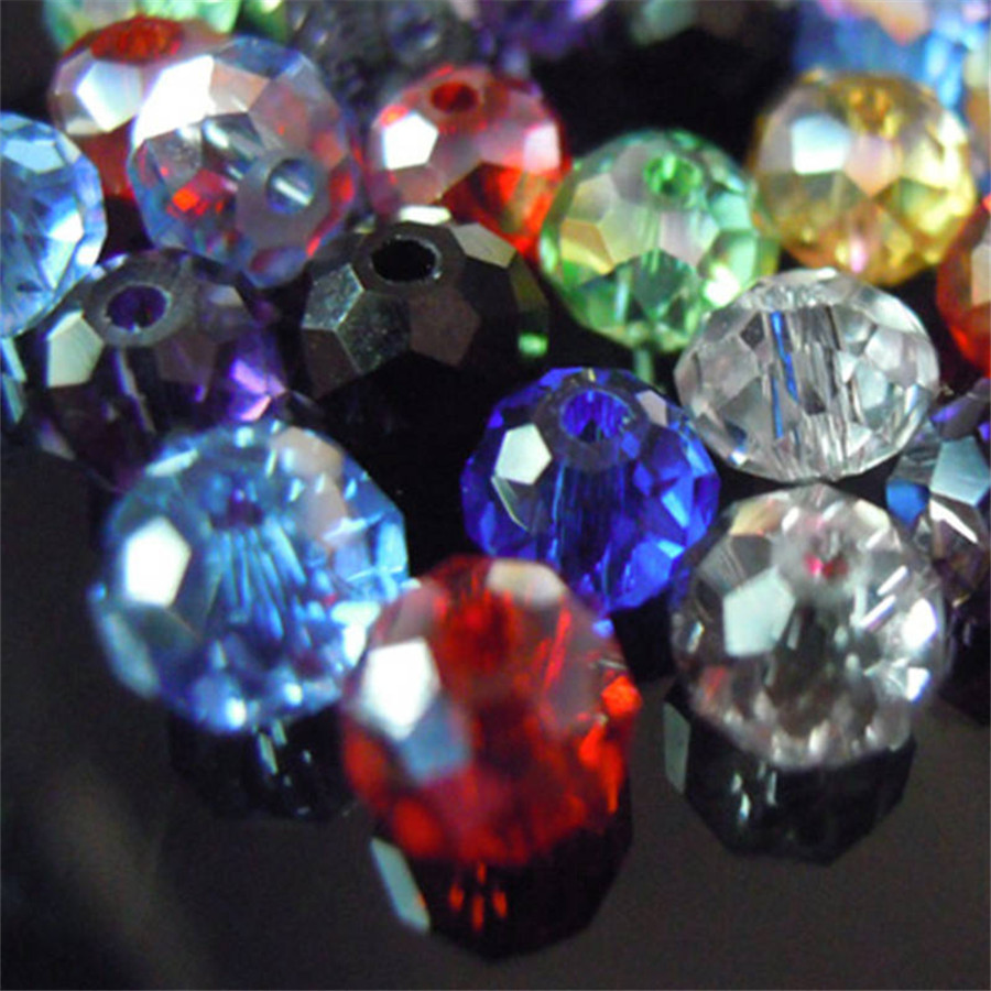 Glass Seed Beads 2Mm Jewelry Making - Isywaka 2mm,3*4mm,4*6mm,6*8mm, Austria faceted Crystal Glass