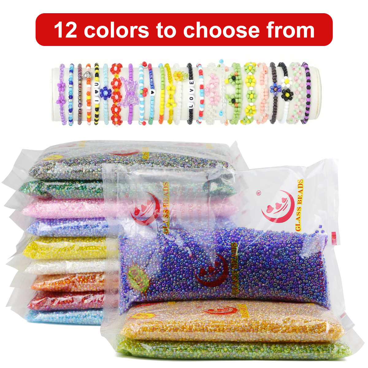 450g 2mm 3mm AB Color  Charm C - Glass Seed Beads 2Mm Jewelry Making ulasan dan harga