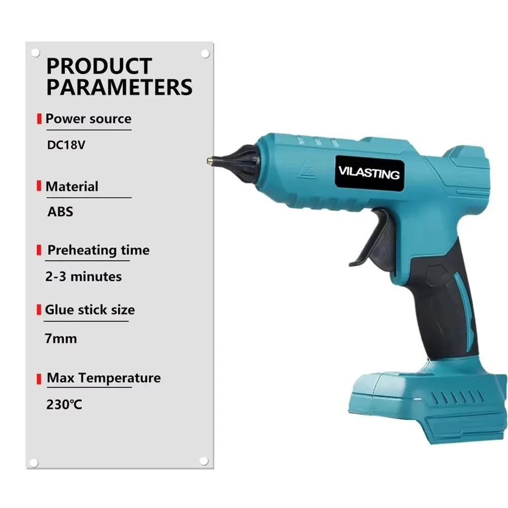 100W Cordless Hot Melt Glue Gu - Hot Melt Glue Gun Cordless ulasan dan harga
