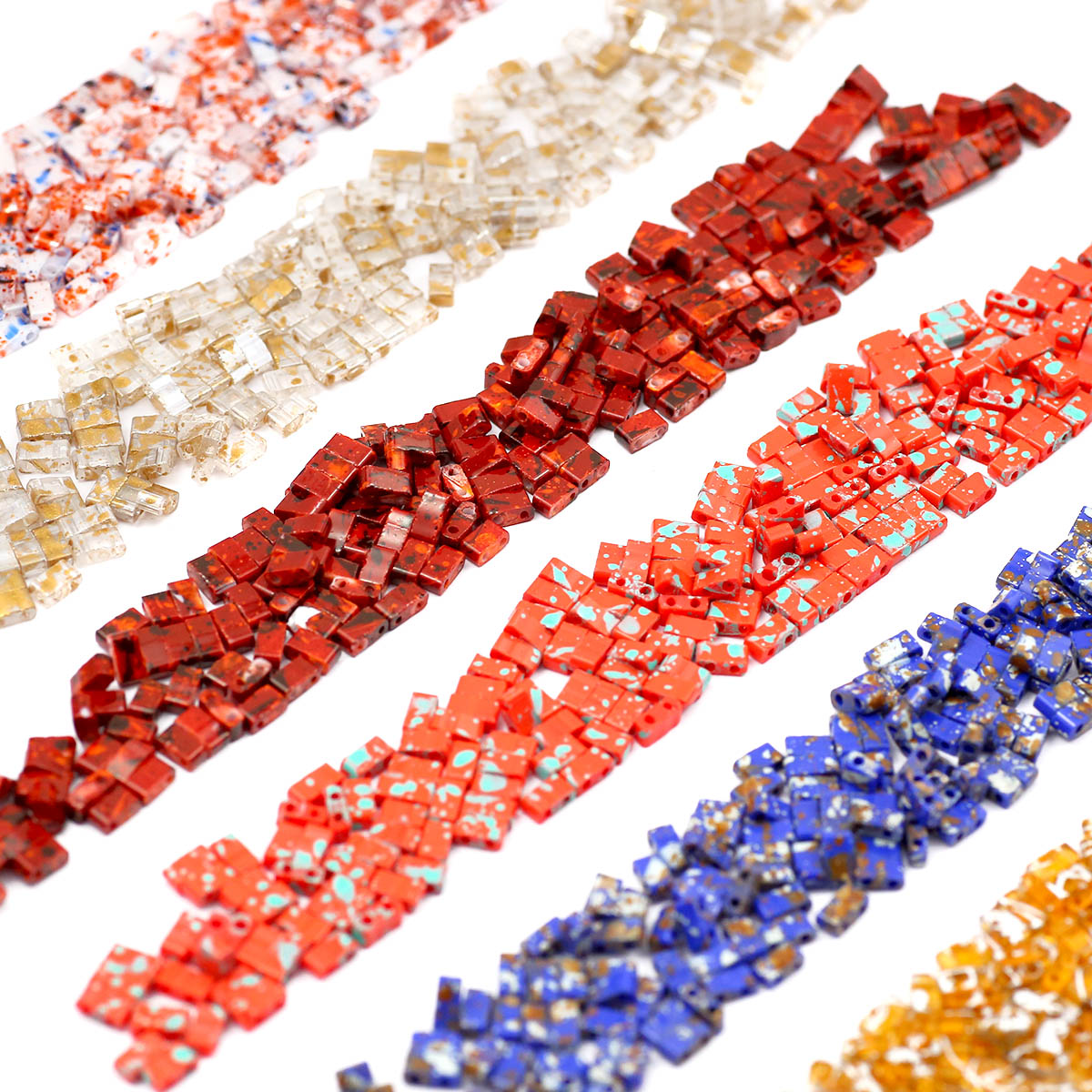 5×2mm Picasso Color Double Hol - Glass Seed Beads 2Mm Jewelry Making ulasan dan harga