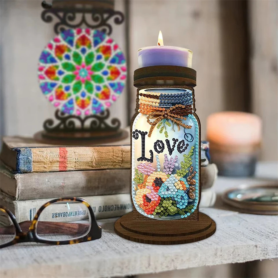 Love candle holder Halloween h - Painting Supplies ulasan dan harga